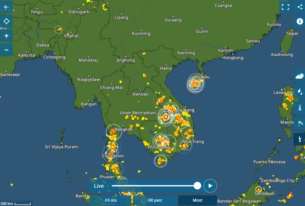 Gdzie jest najwięcej burz? Wielkie sekrety na mapie błyskawic