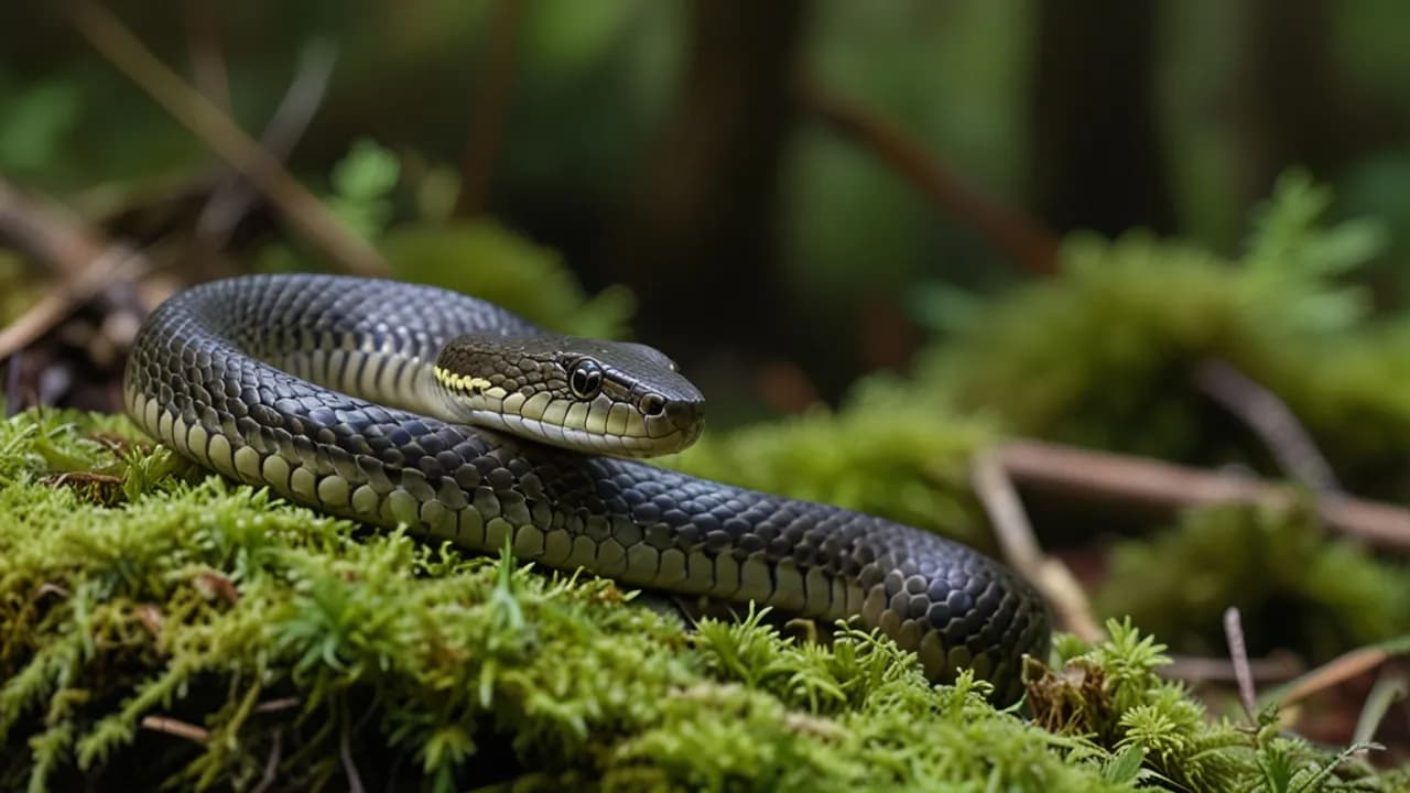 Jak wygląda zaskroniec? Jak odróżnić go od jadowitego węża? Cechy