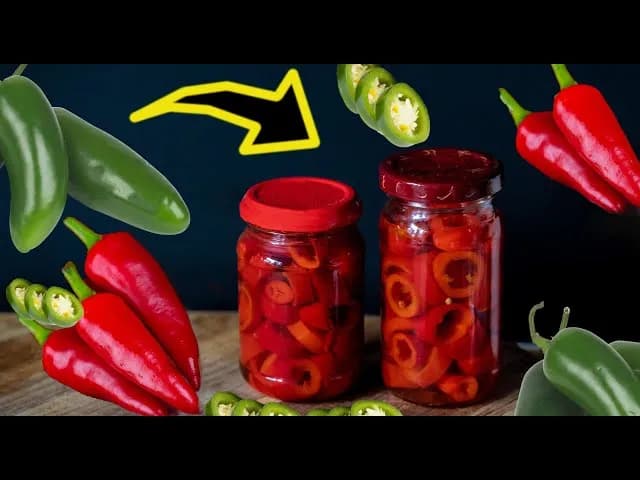 Marynowane papryczki jalapeno - przepis na marynatę idealną na zimę