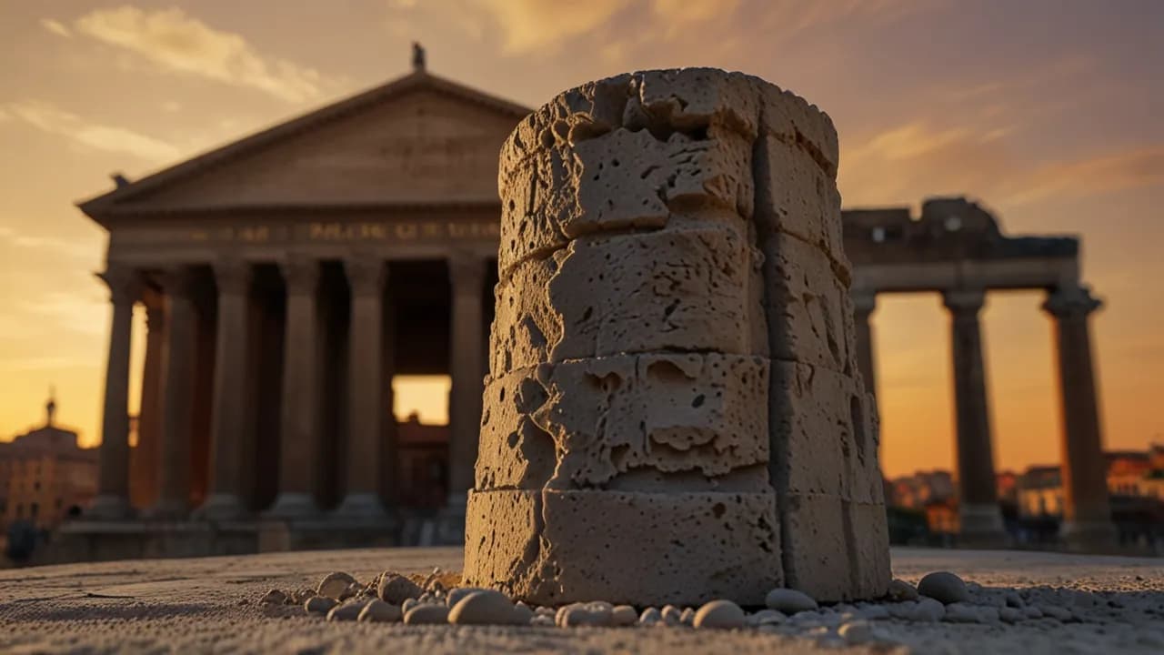 Beton rzymski to jest sekret niezniszczalności antycznych budowli